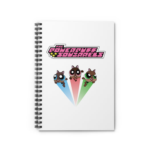 Powerpuff Squirrels Notebook